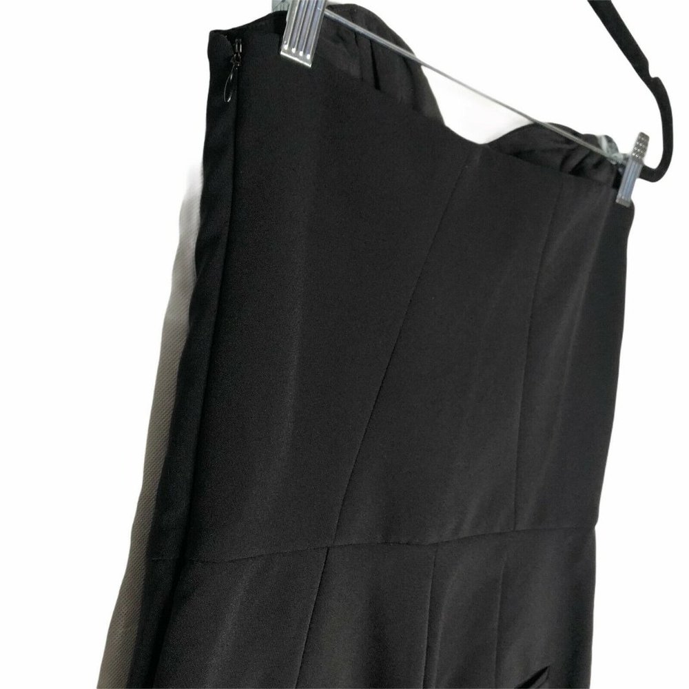 Veronica Beard Scuba Bustier Jumpsuit Strapless 2 - Picture 6 of 9